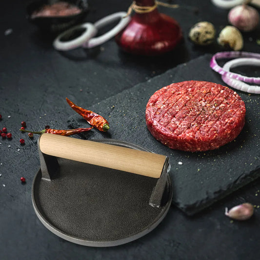 Cast Iron Burger Press