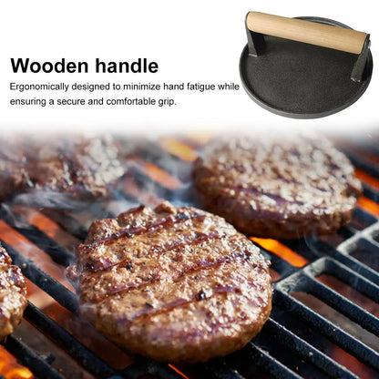 Cast Iron Burger Press